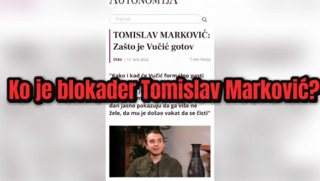 Najveći antisrbin i Gruhonjićev potrčko objavio je tekst o tome zašto je potrebno srušiti Vučića i dovesti blokadere na vlast