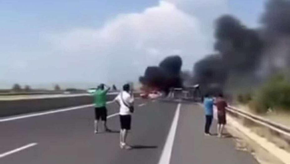 Saobraćajna nesreća na autoputu u Grčkoj