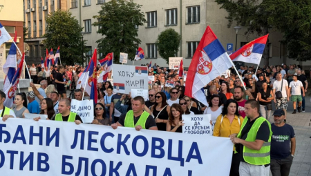 I građani Leskovca su ustali protiv blokada!