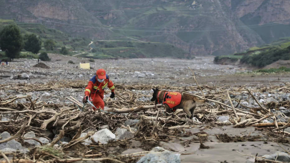 Tanjug/Fire and Rescue Department of Gansu/Xinhua via AP