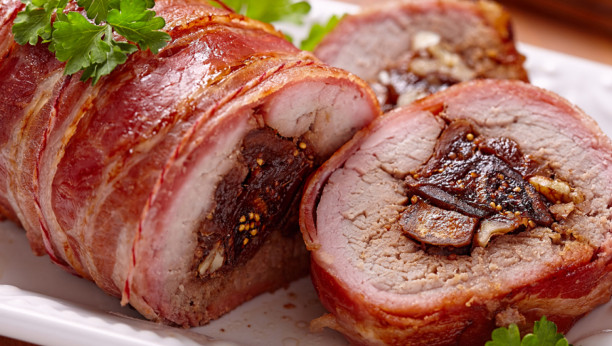 rolovana svinjetina sa smokvama