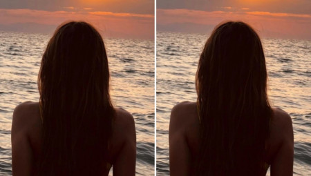 Na svom Instagram profilu Jelena je objavila fotografiju na kojoj pozira golišava, okrenuta leđima, dok je gledala u pučinu.