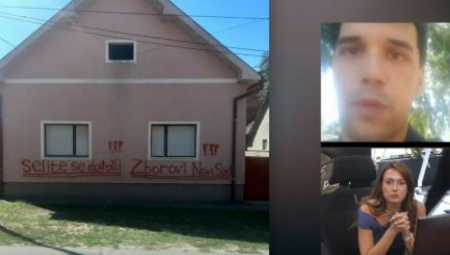 Vladimir Balać oglasio se nakon što su fašističke falange ispisale jezive poruke na porodičnoj kući njegovih roditelja.