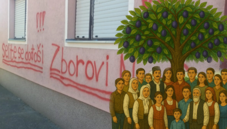 Blokaderi fašisti napali su studenta Vladimira Balaća i njegovu porodicu.