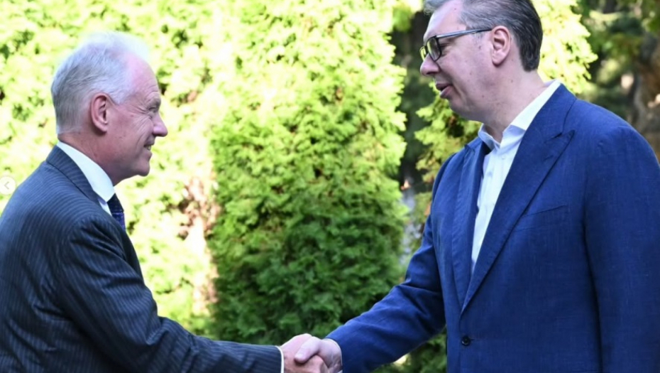 Aleksandar Vučić i Gert Jan Kopman