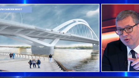 Vučić je najavio izgradnju dva nova mosta u Beogradu