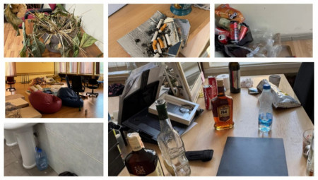 Na fakultetu koji blokaderi blokiraju od 22. aprila zatečene su jutros užasne scene