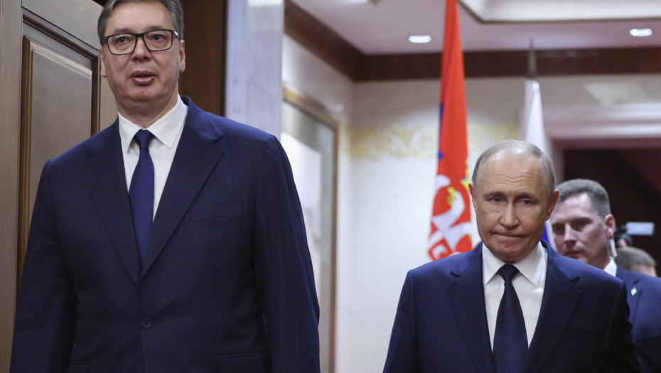 Aleksandar Vučić i Vladimir Putin