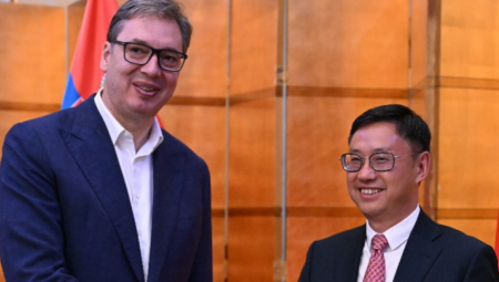 Predsednik Republike Srbije Aleksandar Vučić sastao se sa predstavnicima kompanije SANY Renewable Energy