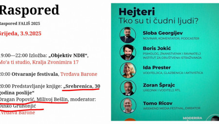 Dok Dinko Gruhonjić i Dragan Popović idu u Šibenik da "objasne" kako su Srbi genocidan narod, Slobodan Georgiev ide u Rovinj, gde, očigledno, planira da se brčka i pljuje po Srbiji