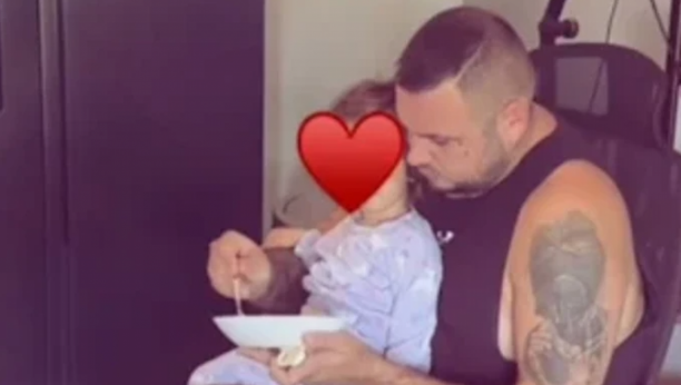 Filip Car sa ćerkom