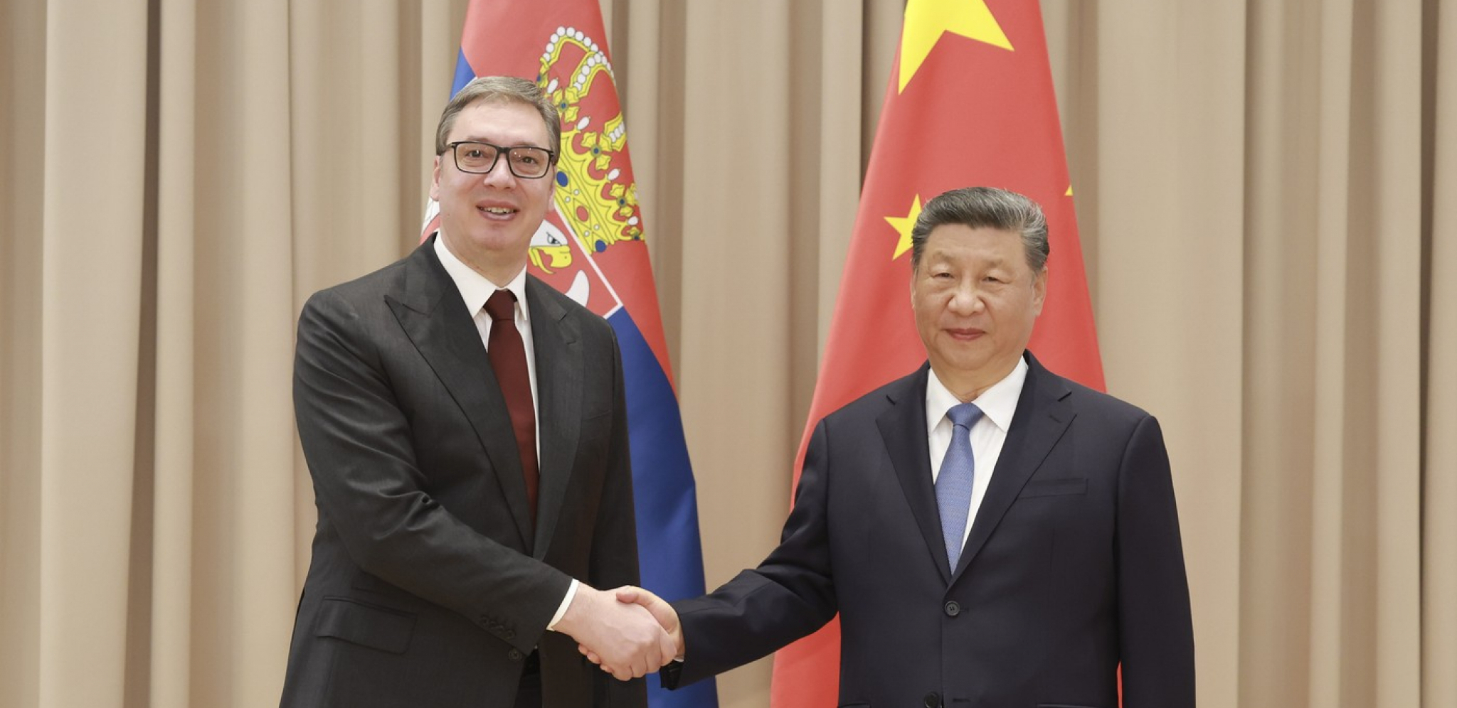 Aleksandar Vučić i Si Đinping