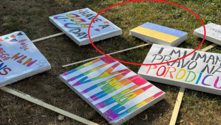 Šokantna scena snimljena je na prvom blokaderskom gej prajdu