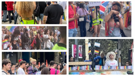 POLUGOLI ODAJU 16 MINUTA TIŠINE ZA STRADALE? Šok na blokaderskom Prajdu: Odavanje poštovanja ili provokativni performans? (FOTO)