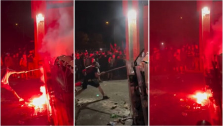 Napad grupe maskiranih huligana u petak, 5. septembra, u Novom Sadu je, prema izveštajima policije, rezultirao povredama 14 policajaca i štetom na 18 policijskih vozila