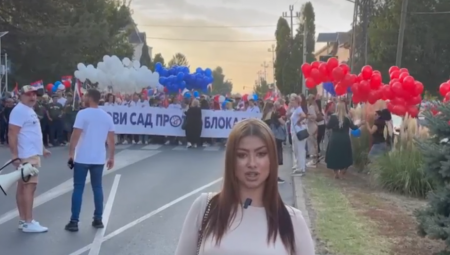 Građani Novog sada okupili su se na skupu protiv blokada