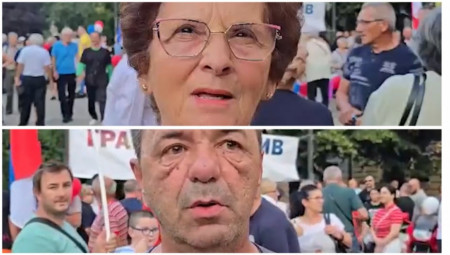 Građani Kikinde okupili su se kako bi pružili podršku skupu protiv blokada, poručivši da žele slobodu kretanja i normalan život bez prepreka