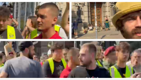 Jedan tiktoker, poznat po duhovitim snimcima na račun blokadera, danas je brutalno napadnut u centru Beograda na još jednom neprijavljenom skupu blokadera