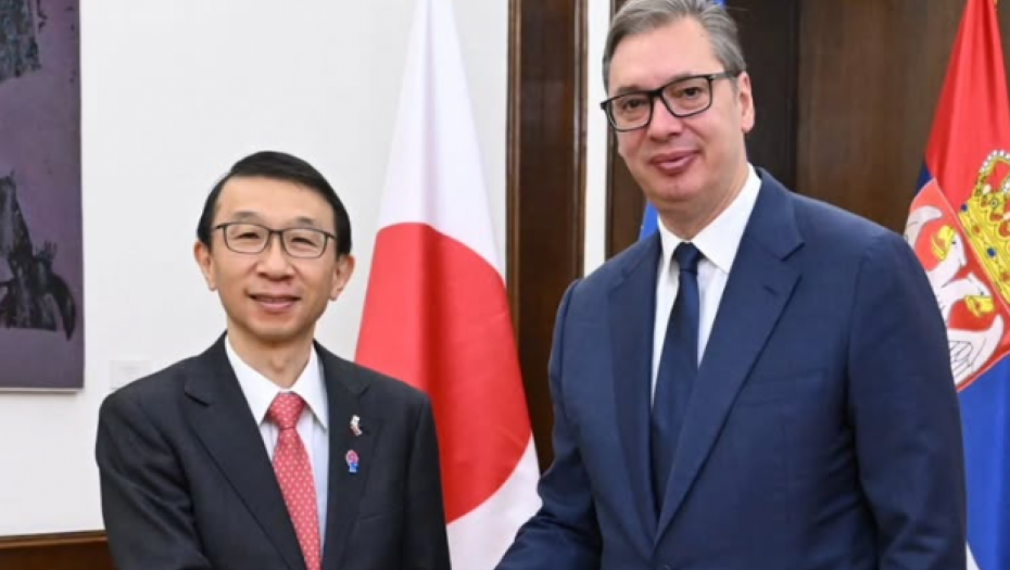 Aleksandar Vučić i Akira Imamura