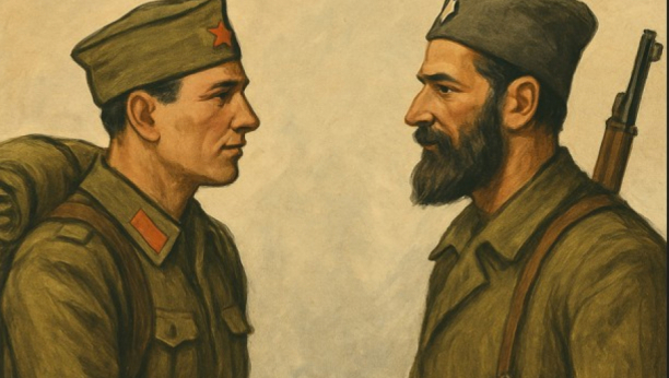 Partizan i četnik se mire