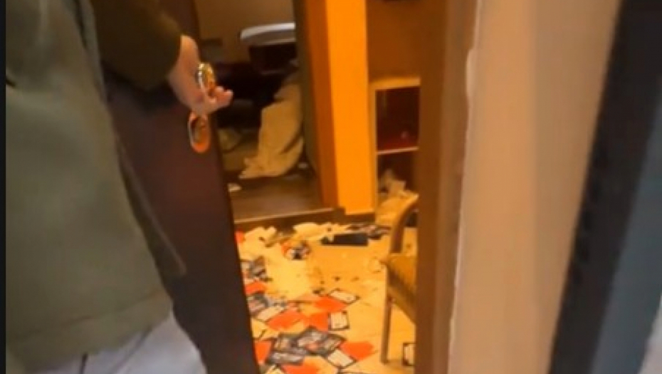 gosti uništili apartman