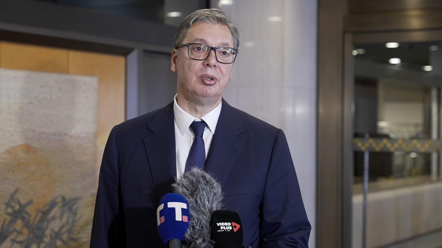 Obracanje predsednika Vucica iz Tokija