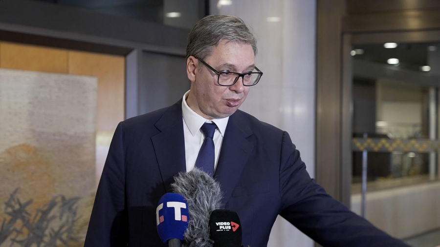 Obracanje predsednika Vucica iz Tokija