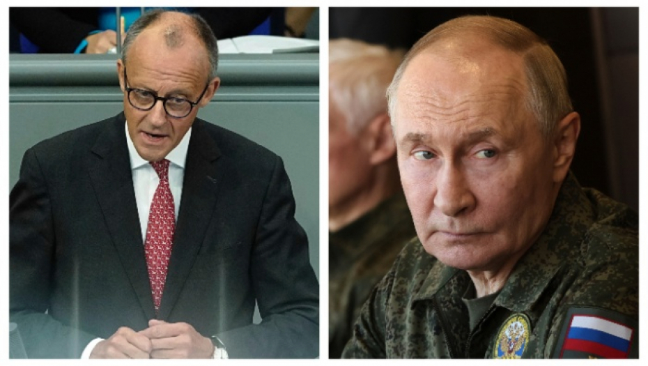 Vladimir putin i Fridrih Merc