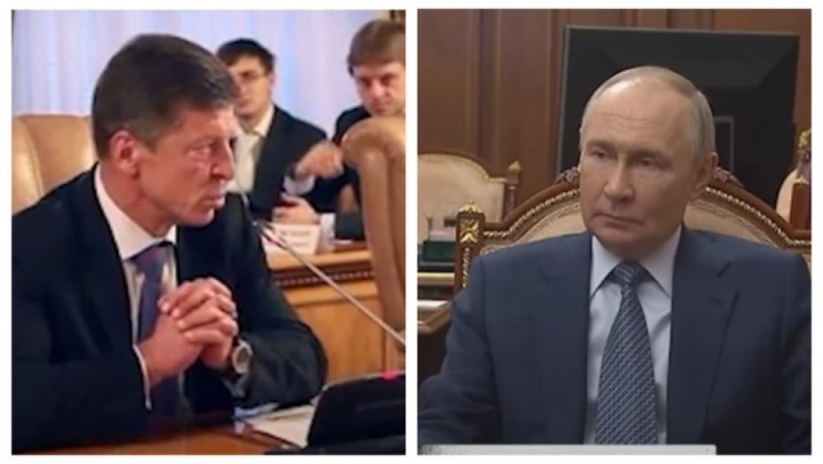 Dmitrij Kozak i Vladimir Putin