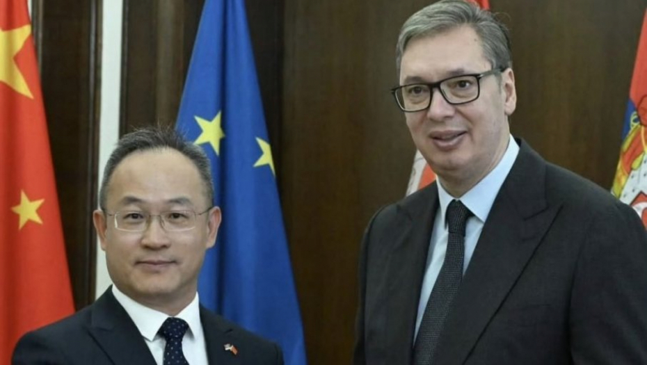 Aleksandar Vučić i Li Ming
