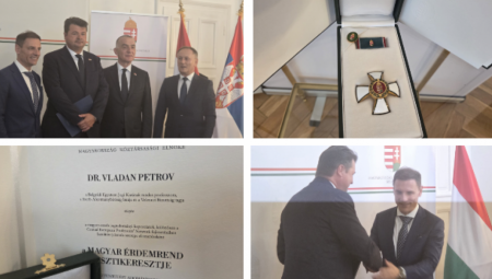 Mađarska Vlada dodelila je važno priznanje srpskom profesoru Vladanu Petrovu.