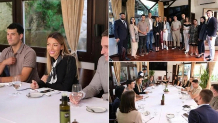 Potpredsednica Vlade SRbije i ministarka privrede Adrijana Mesarović provela je popodne u Beogradu sa studentima koji žele da uče