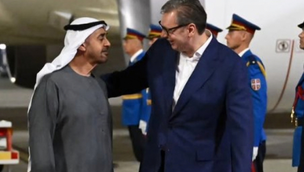 Aleksandar Vučić i Mohamed bin Zajed