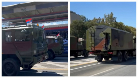 Velika vojna parada u subotu oduševila je sve posetioce, ali je donela i jedan dosad neviđen detalj na bilo kojoj smotri ove vrste, a koji je potvrdio kakvim i kolikim međunarodnim ugledom naša zemlja raspolaže.