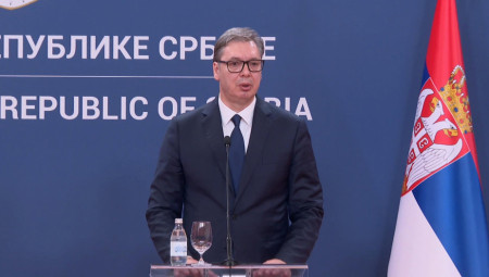 Predsednik Srbije Aleksandar Vučič obratio se danas iz Palate Srbije