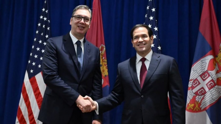 Aleksandar Vučić i Mark Rubio