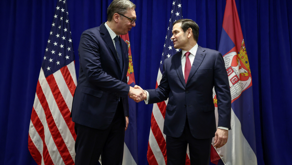 Aleksandar Vučić i Marko Rubio