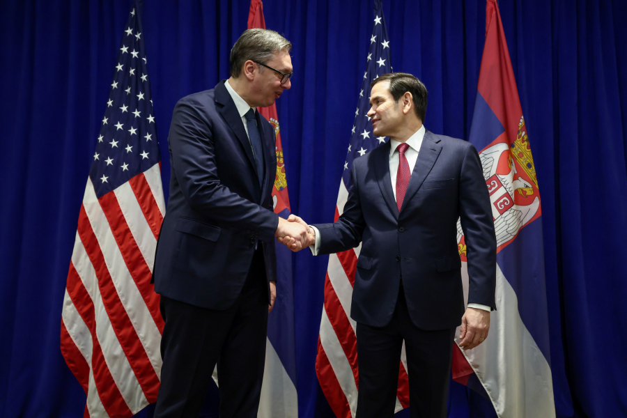 Aleksandar Vučić i Marko Rubio