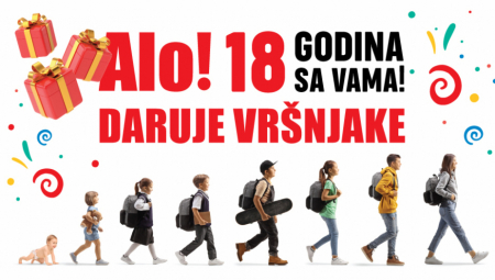 Dragi naši,  Alo! ove godine slavi 18. rođendan.