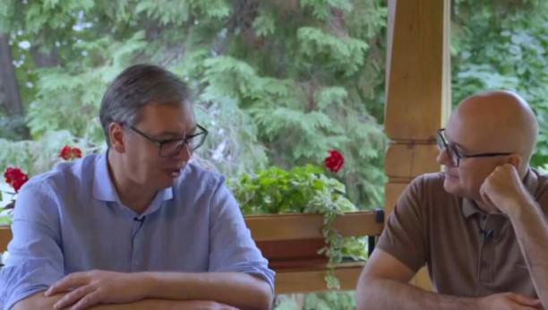 Miloš Vučević i Aleksandar Vučić