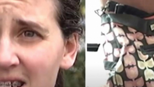 žena kupila second hand torbu