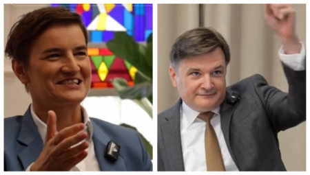 Predsedbnica Narodne skupštine Ana Brnabić i šef poslaničke grupe SNS u Skupštini Milenko Jovanov objavili su hit snimak na Tiktoku