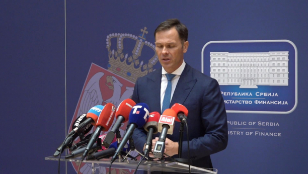 Konferencija za medije ministra finansija Siniše Malog