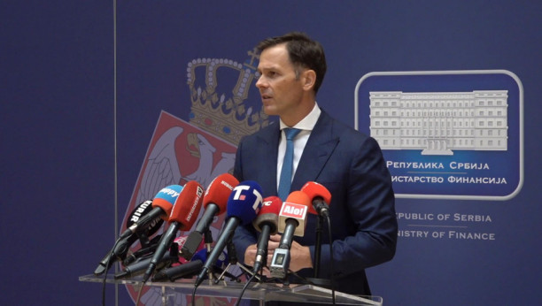 Konferencija za medije ministra finansija Siniše Malog