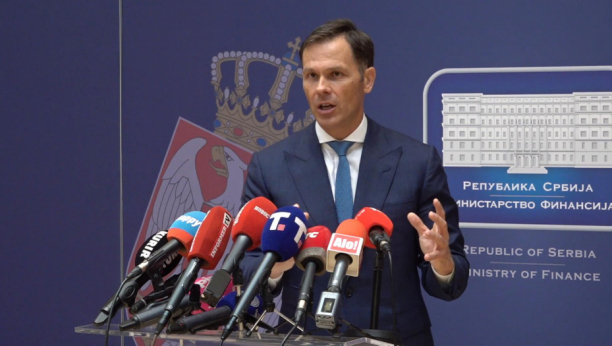 Konferencija za medije ministra finansija Siniše Malog