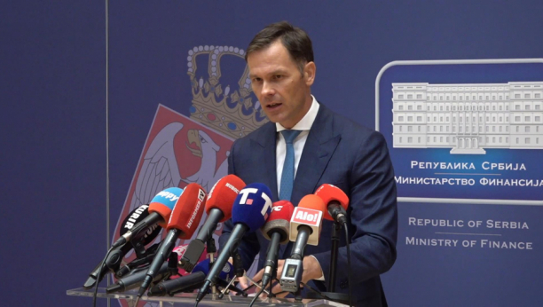 Konferencija za medije ministra finansija Siniše Malog