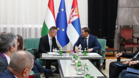 U prvih sedam meseci ove godine robna razmena sa Mađarskom dostigla je više od 2,14 milijardi evra, što je rast od 14% u odnosu na isti period prošle godine