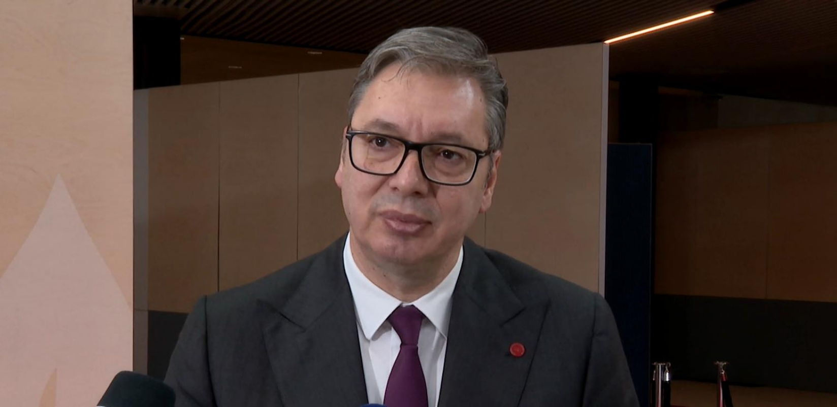 Obraćanje medijima predsednika Srbije