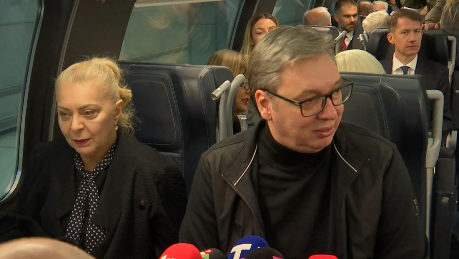 Predsednik Vučić na otvaranju pruge Beograd-Subotica