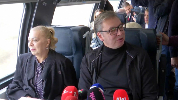 Predsednik Vučić na otvaranju pruge Beograd-Subotica